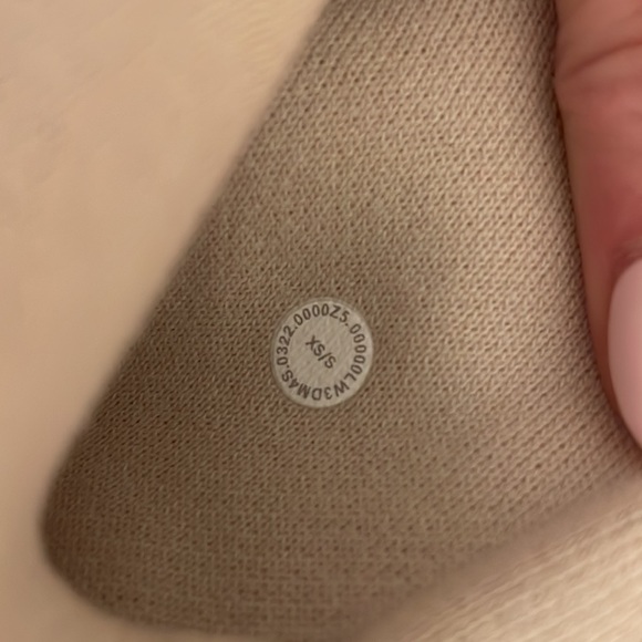 Lululemon Scuba Oversized Half-Zip Hoodie - Natural Ivory - Picture 4 of 4